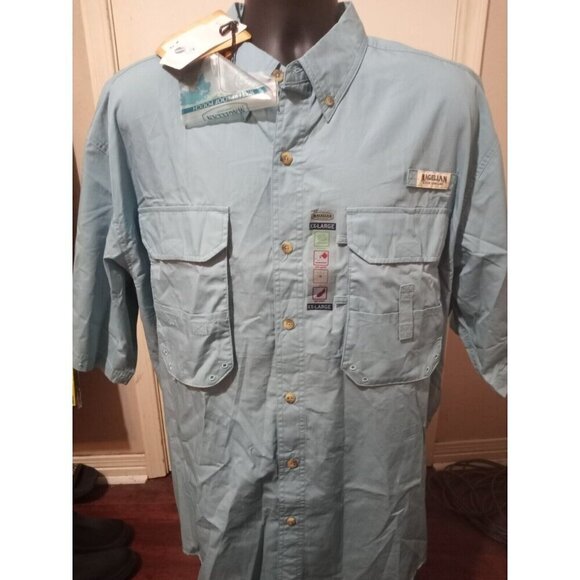 Magellan Outdoors Other - New Magellan Gear Mag Release Shirt Mens 2XL Vented Fishing Short Sleeve UPF 20